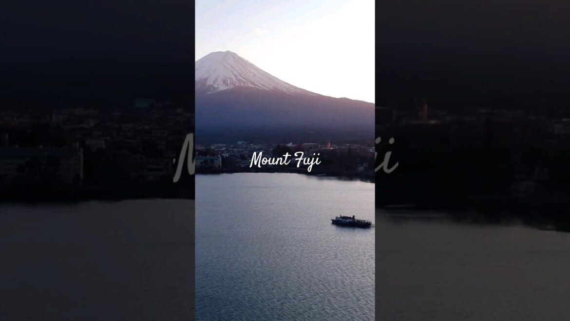 Mount Fuji in japan #shorts #travel #japan #mountfuji