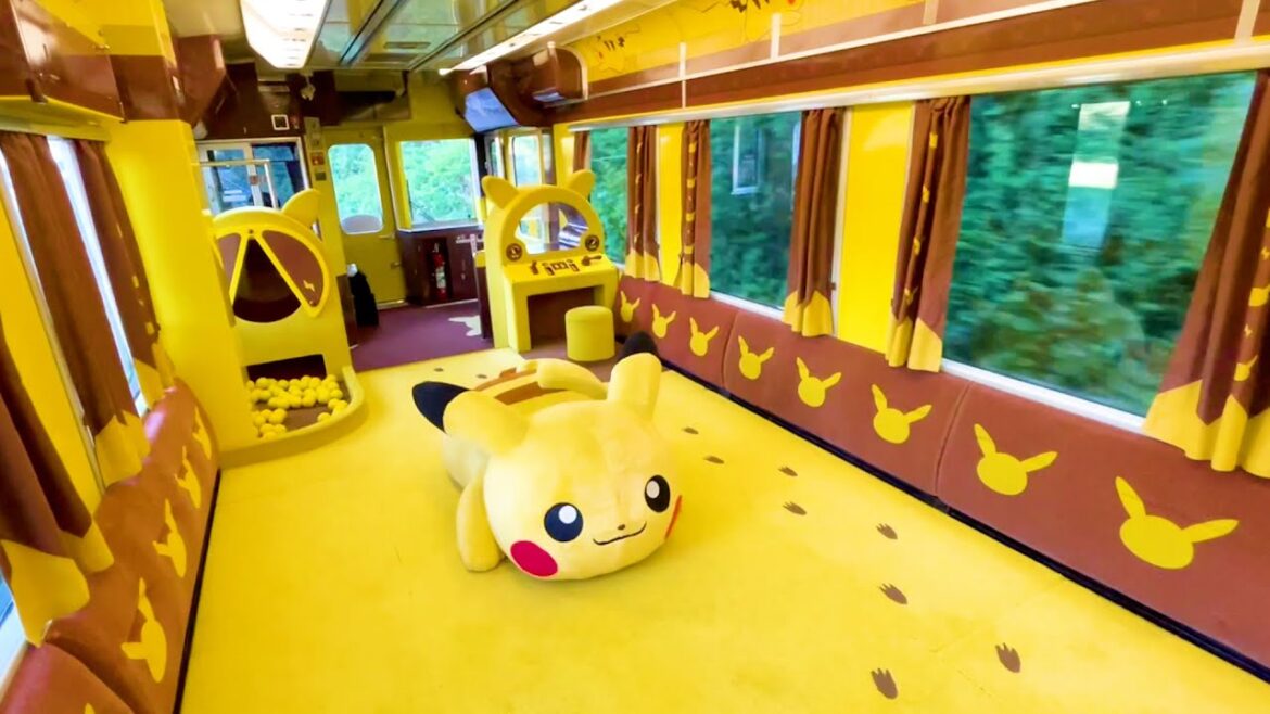 Pikachu Train! Riding the Pokémon Train and Fastest Bullet Train in Japan⚡️🚅 Pikachu Train! Riding the Pokémon Train and Fastest Bullet Train in Japan⚡️🚅