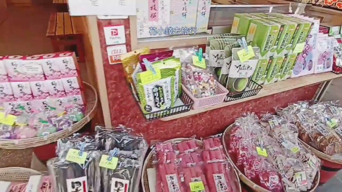 Walking Tour in Fukuoka Japan _ NEW _ Dazaifu Shopping Street and Street Food @roasterpig.blogspot