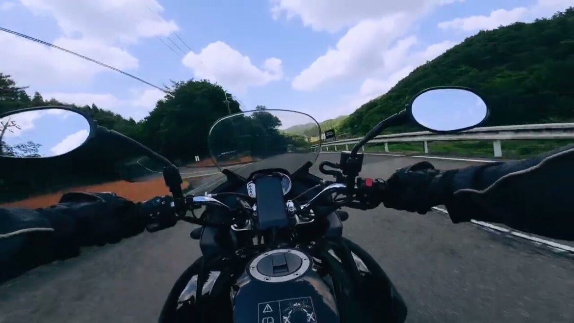 60-Second Japanese Alpine Adventure 🏞️- Seki Dam & Ono Alpsland Ride Highlights | Triumph Tiger 1050