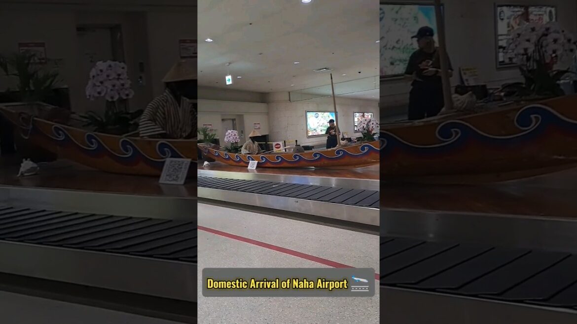 Naha Airport Domestic Arrival 🛬#travel #airport