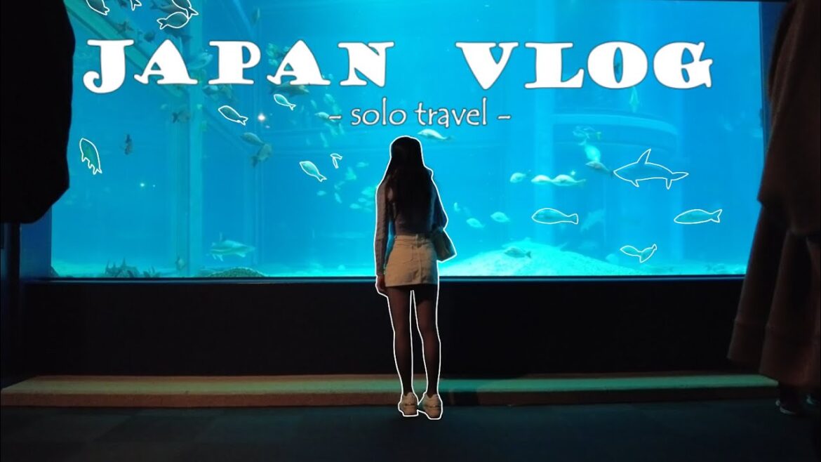 SOLO TRAVEL JAPAN - Ep 4 - 🐇 okunoshima rabbit island, osaka castle, aquarium, and lots of food!