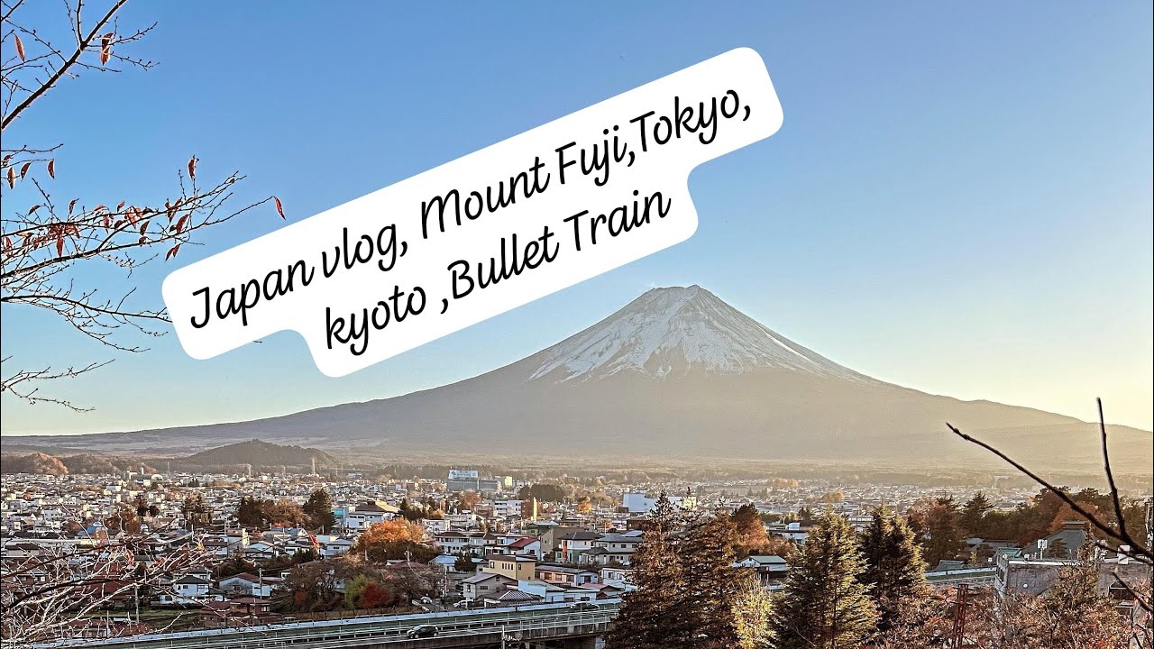 Japan vlog The beauty of Japan Mount Fuji, Kyoto & Tokyo tour. Alo Japan