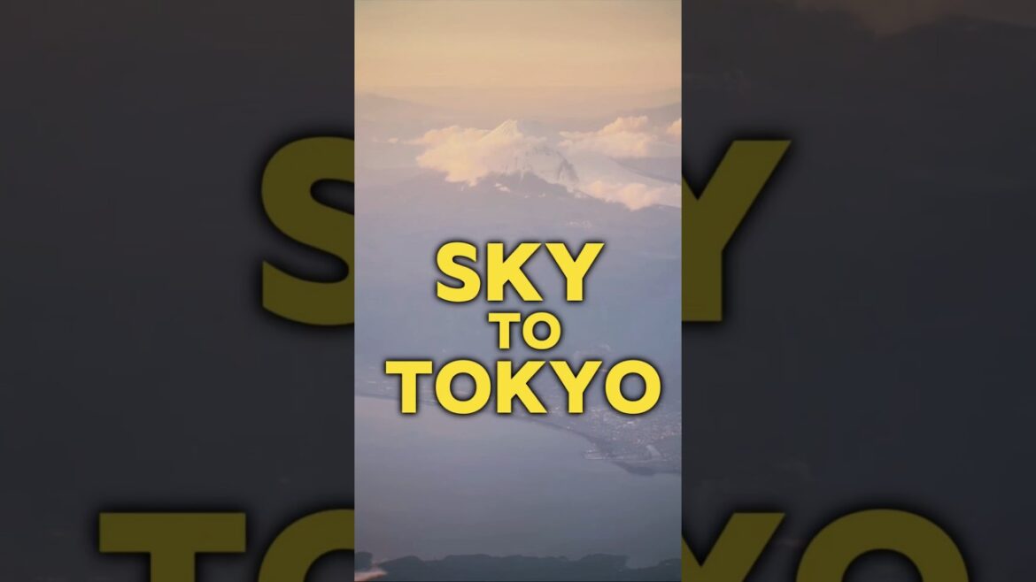 Sky trip from Kitakyushu to Tokyo