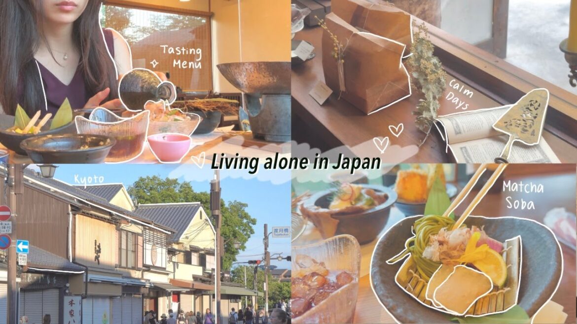 LIVING IN JAPAN🤍 a calm day in my life vlog. kyoto day trip. onsen. eating well & treating myself🎀