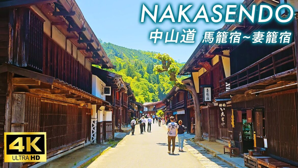 【4K Japan Walk】Post towns on the Nakasendo preserves the townscape of the Edo period 【4K Japan Walk】Post towns on the Nakasendo preserves the townscape of the Edo period