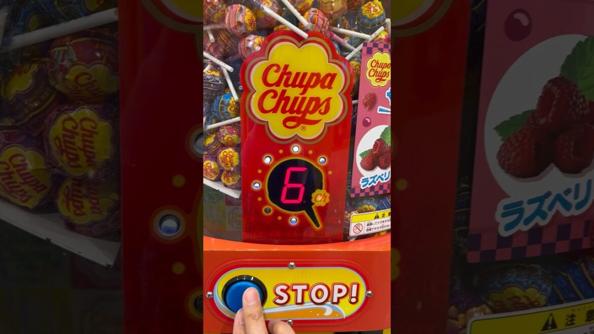 Chupa Chups Vending Machine Interesting Vending Machine #shorts