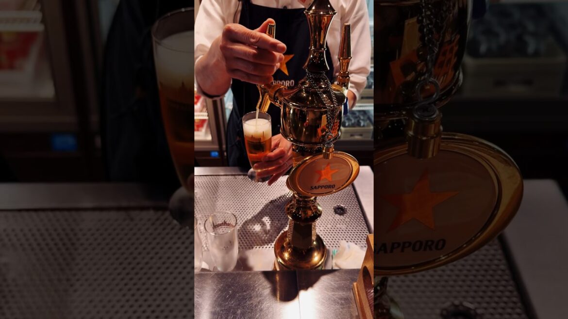 Sapporo beer in Sapporo ✅ #sapporo #travel #beer