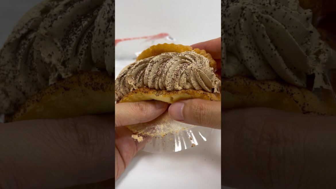 7 Eleven Sweets Coffee Omelet with Milk Cream #shorts