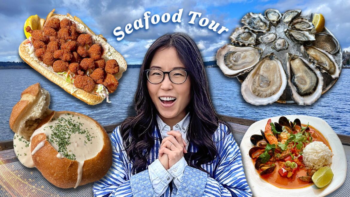 SEAFOOD TOUR of Greater Seattle π Oyster Bar, Lobster Po’ Boy, Clam Chowder & More! SEAFOOD TOUR of Greater Seattle π Oyster Bar, Lobster Po' Boy, Clam Chowder & More!