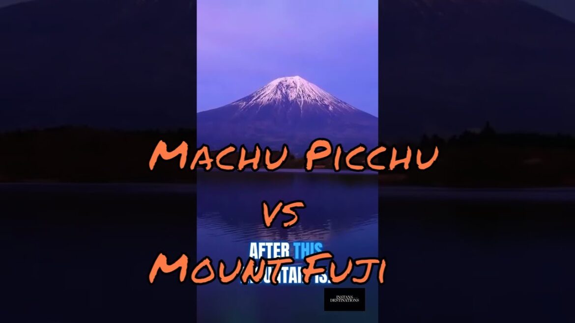 Machu Picchu vs. Mount Fuji: What’s The Most Badass Thing Ever Built? Machu Picchu vs. Mount Fuji: What's The Most Badass Thing Ever Built?