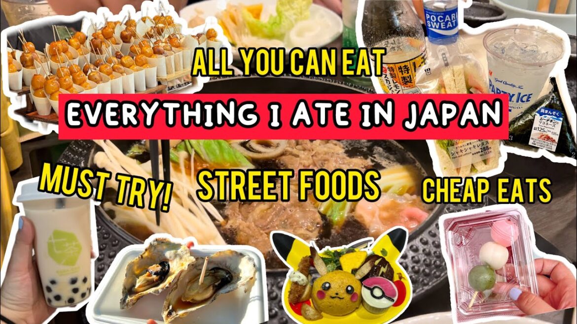 EVERYTHING I ATE IN JAPAN (cheap eats, all you can eat shabu, street food, bentos, cafes) EVERYTHING I ATE IN JAPAN (cheap eats, all you can eat shabu, street food, bentos, cafes)