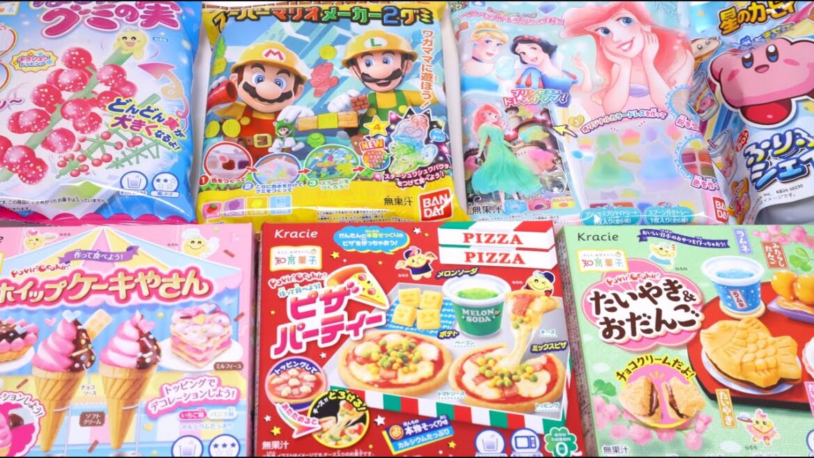 7 Popin Cookin and Interesting Japanese Candy Japan Souvenir DIY Candy