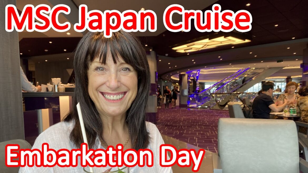 MSC Bellissima Japan Cruise - Embarkation Day including Visit to the Pignic Cafe in Yokohama