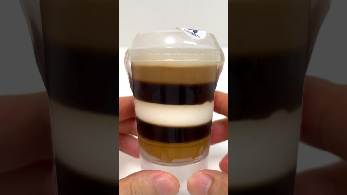 7 Eleven Sweets Cafe au Lait and Coffee Jelly #shorts