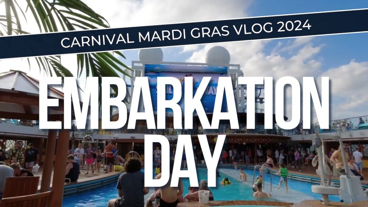 Mardi Gras 2024 – Day 1 – Embarkation Day Mardi Gras 2024 - Day 1 - Embarkation Day