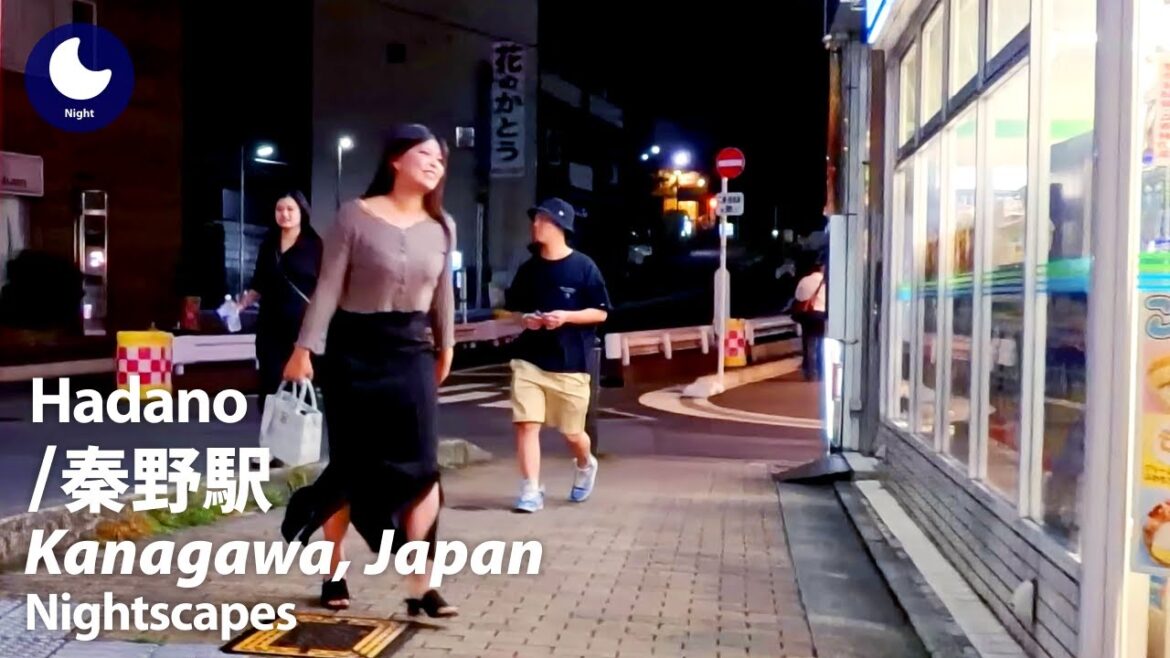 ⁴ᴷ Kanagawa: Hadano Station (神奈川県: 秦野駅) - Japan Walking Tour (June, 2024)