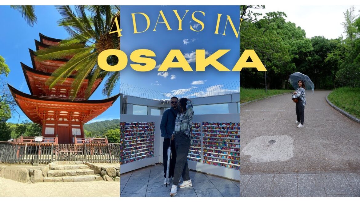 4-Days in Osaka | 2024 travel guide | eating, cafes + day trips | Japan Vlog Part 1|
