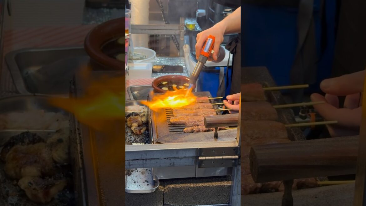 Street Food in Osaka’s Famous Dotonburi District