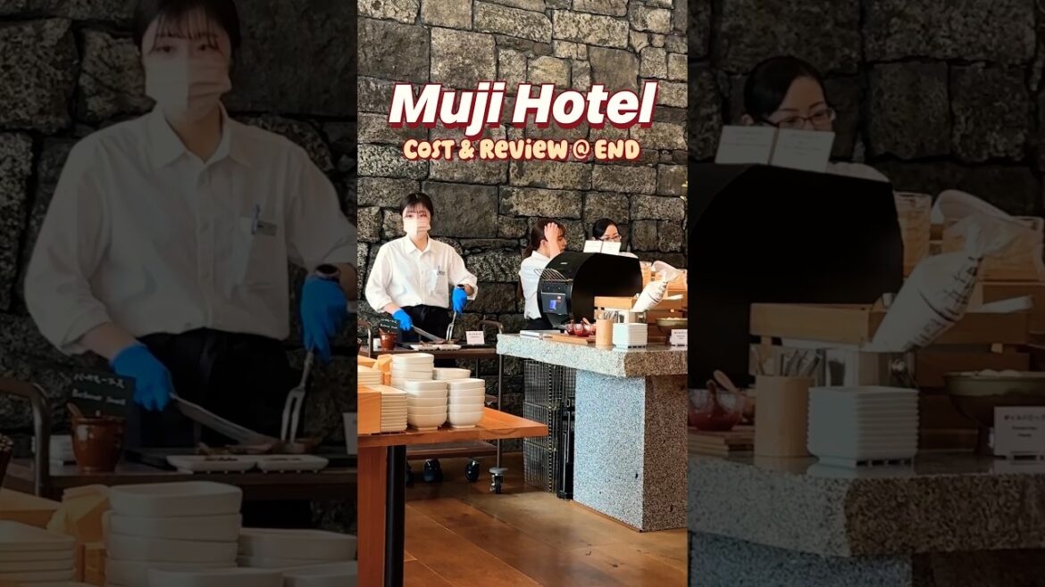 Japan Hotels Are CUTE 🥺 Muji Hotel Review, Tokyo #japanvlog #japantravel #japan #solotravel #hotel