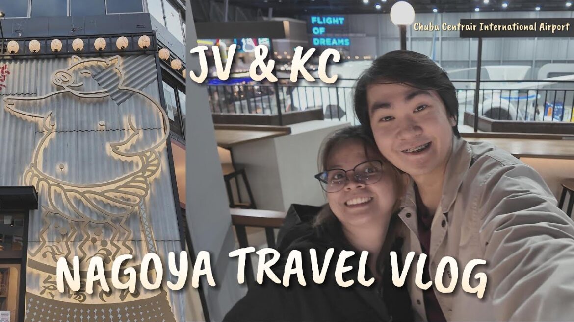 Nagoya Travel Vlog | Arrival at Chubu Aiport | Exploring Osu Kannon | JV and KC