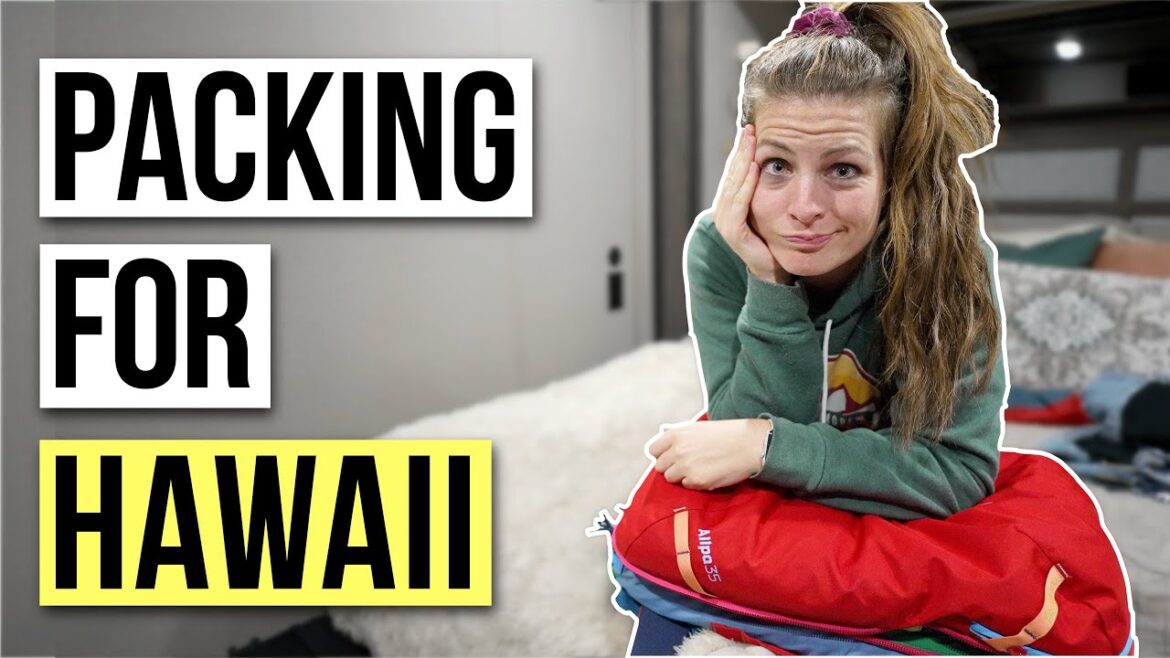 HOW WE PACK for 9 WEEKS IN HAWAII with CARRY-ON BAGS ONLY