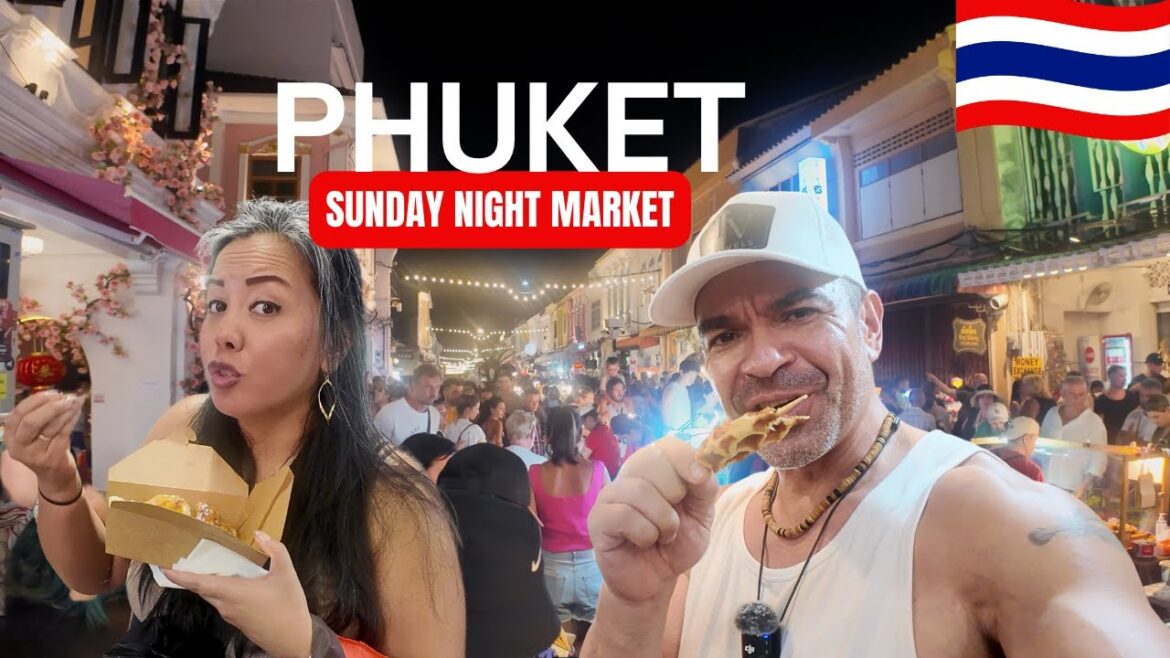 Sunday Night Market in Phuket, Thailand πΉπ (Trying Thai Snacks) Sunday Night Market in Phuket, Thailand πΉπ (Trying Thai Snacks)