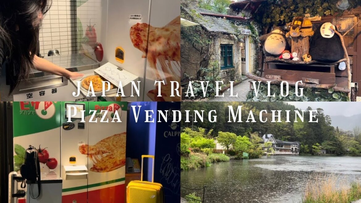 Japan Travel Vlog : Pizza Vending machine, Visiting Ghilbli Hill Yufuin and Hiroshima