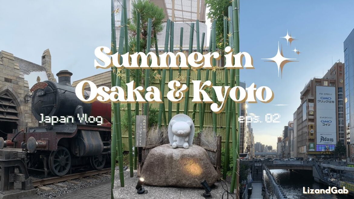 Japan Travel Vlog eps. 02 | Summer in Osaka & Kyoto 🇯🇵🎐🎋