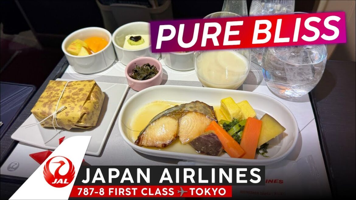 The BEST of Japan · JAPAN AIRLINES 787 FIRST CLASS 🇯🇵 Osaka ✈ Tokyo 🇯🇵 Japanese Domestic First The BEST of Japan · JAPAN AIRLINES 787 FIRST CLASS 🇯🇵 Osaka ✈ Tokyo 🇯🇵 Japanese Domestic First