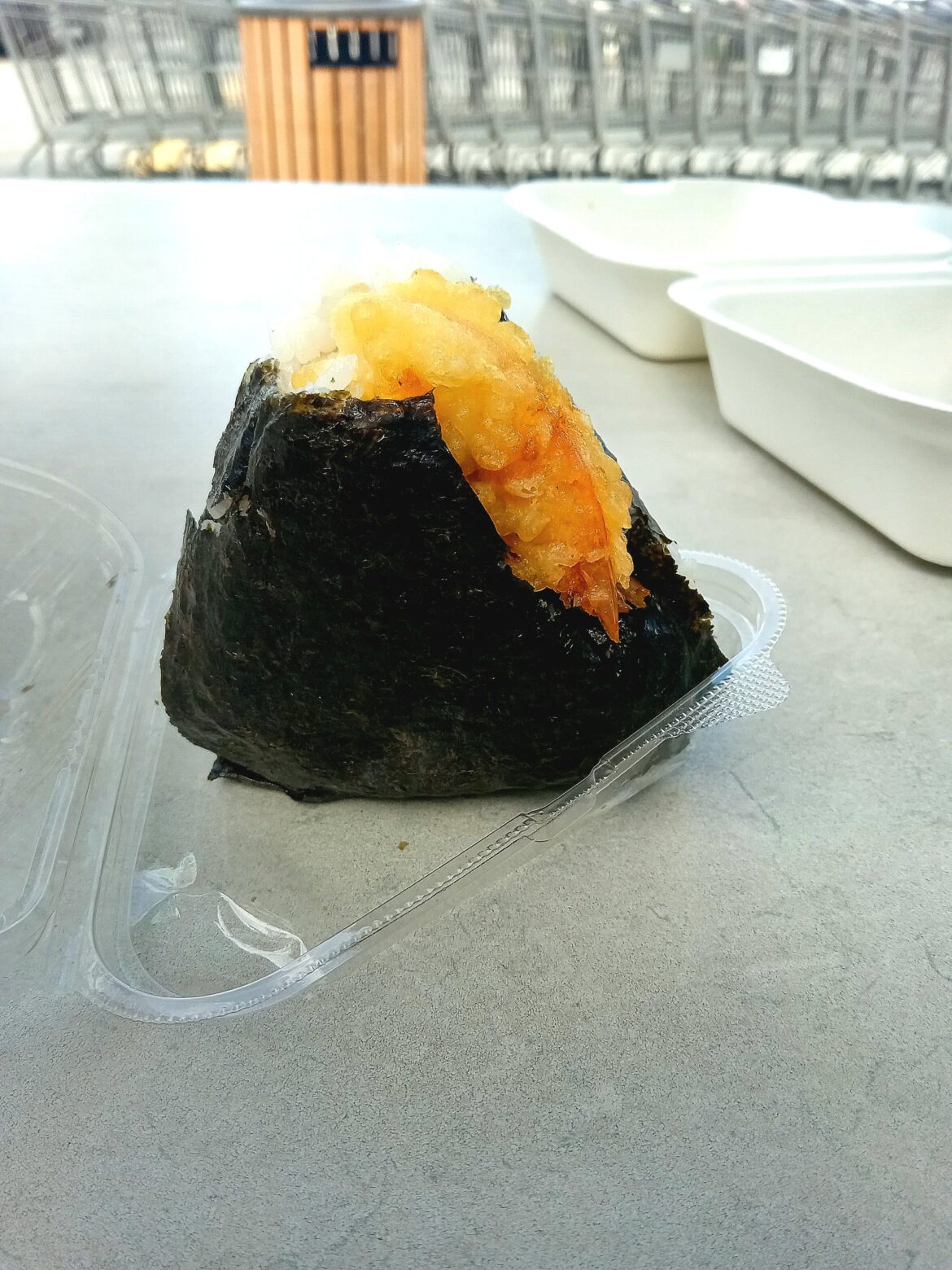 A Taste of Mitsuwa's Shrimp Tempura Onigiri