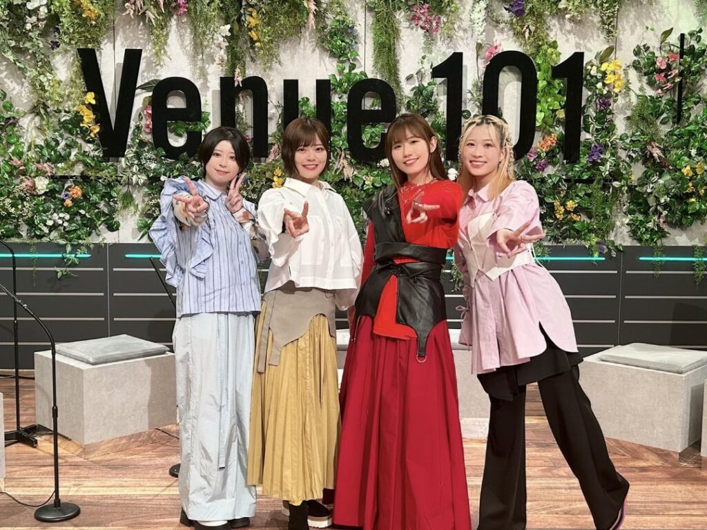 Kessoku Band at NHK’s music show “Venue 101”