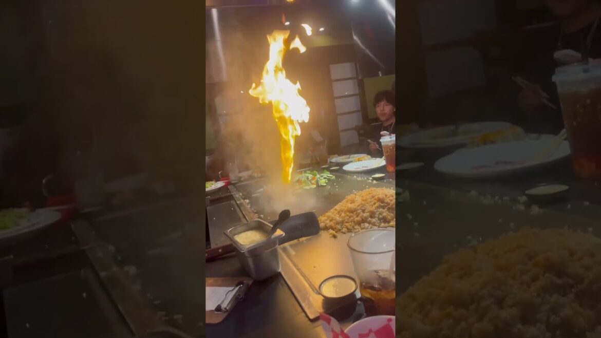 Celebrating a Veteran’s 75th Birthday at Kobe Steakhouse! 🇺🇸🎉 #youtubeshorts #travel #orlando Celebrating a Veteran’s 75th Birthday at Kobe Steakhouse! 🇺🇸🎉 #youtubeshorts #travel #orlando