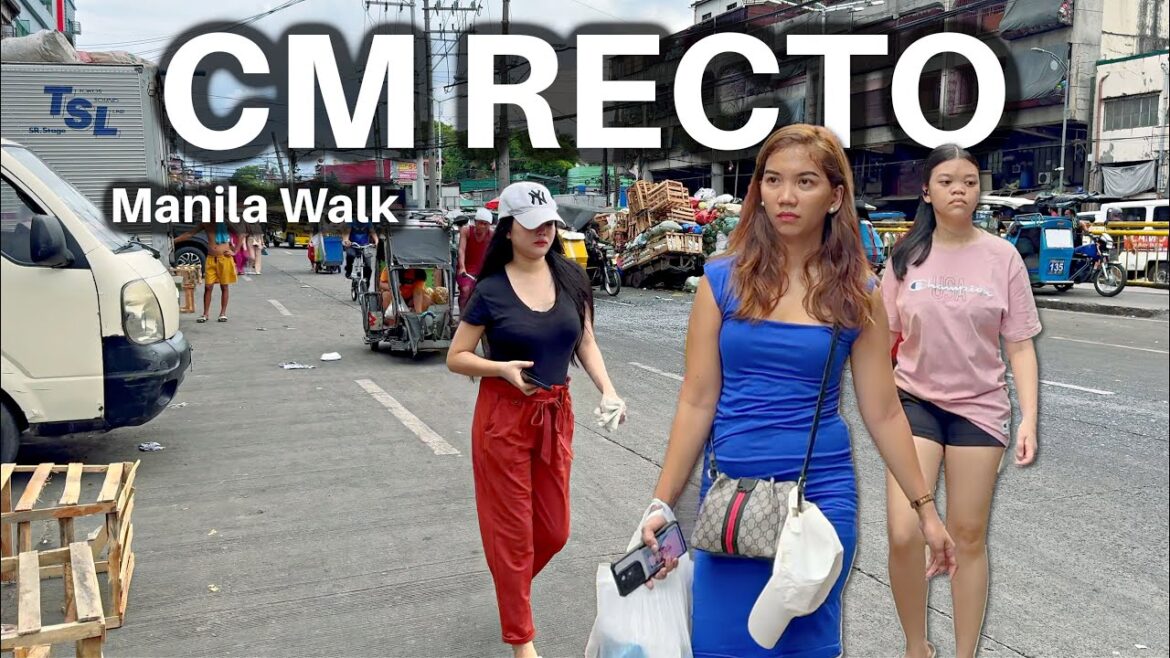 Walk a Busy Manila Street in a True 3D Audio Visual Experience [4K HDR]