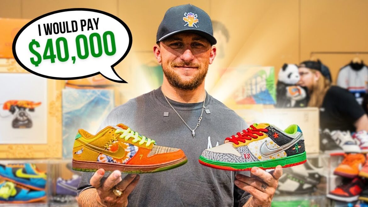 Johnny Manziel Goes Shopping For Sneakers at Got Sole