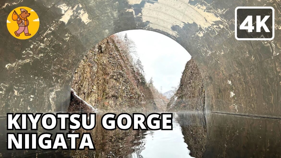 4K Kiyotsu Gorge | Tunnel of Light Japan Niigata Walking 4K Kiyotsu Gorge | Tunnel of Light Japan Niigata Walking