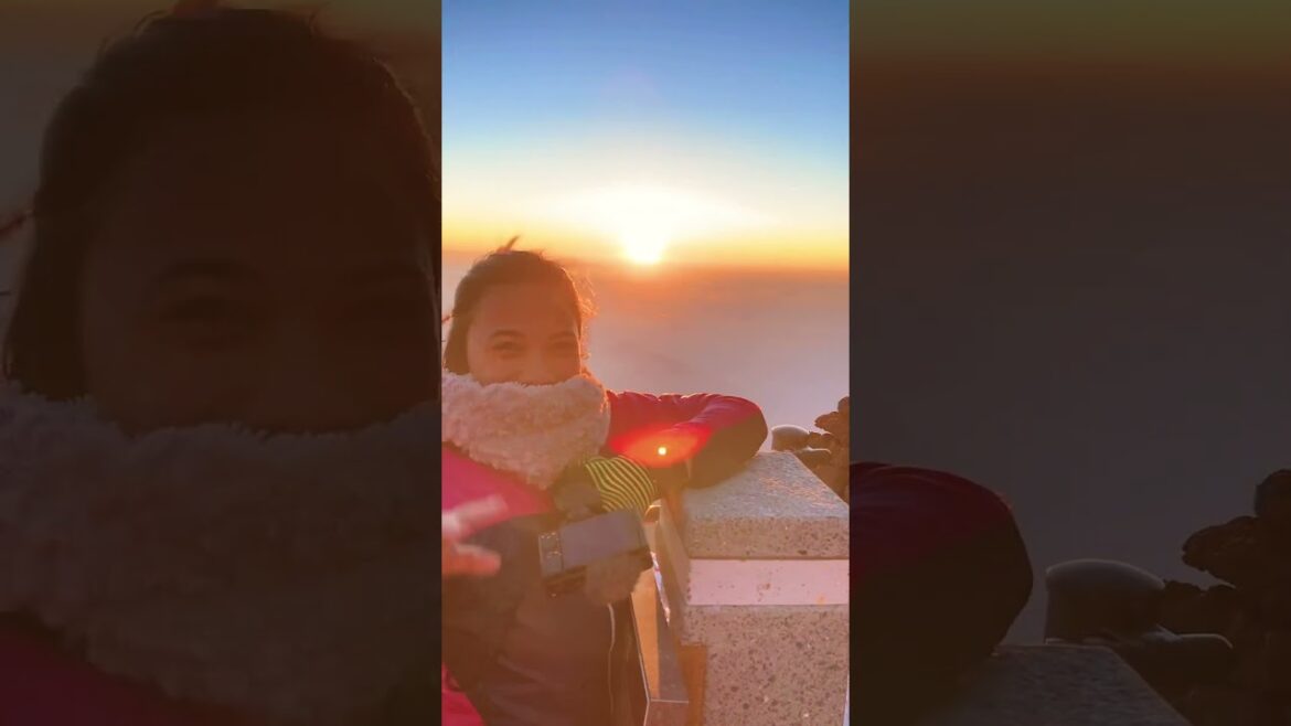 Sunrise at Mt. Fuji Peak