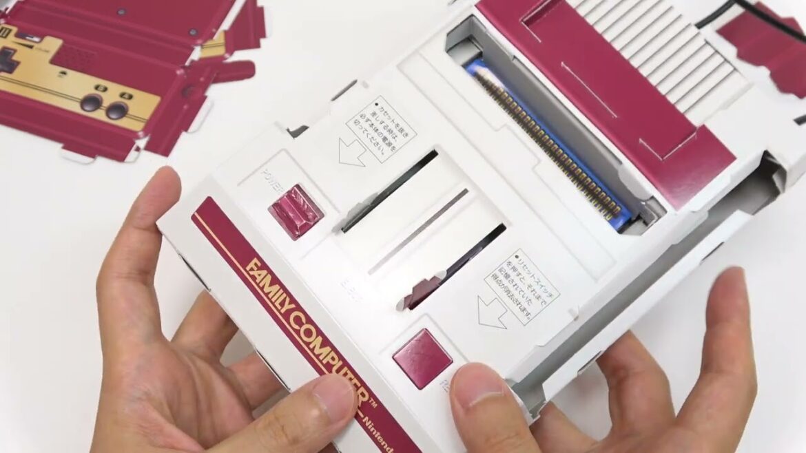 Family Computer 40th Anniversary Famicom Paper Craft