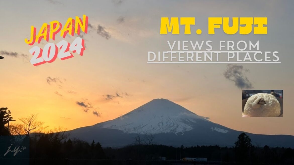 Japan 2024 - Mt Fuji View from different places