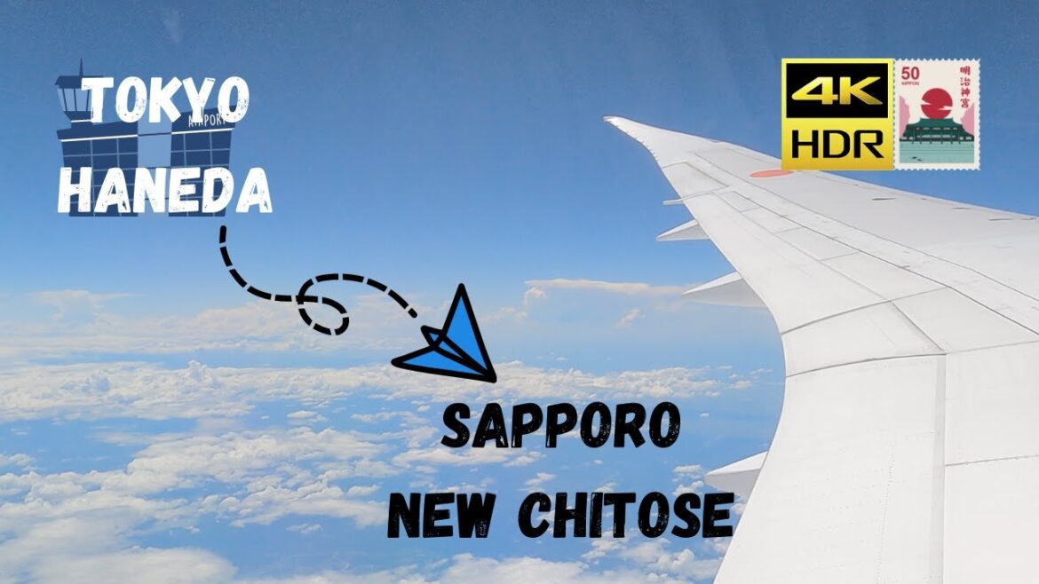 [4K] Flight Tokyo Haneda -  Sapporo New Chitose