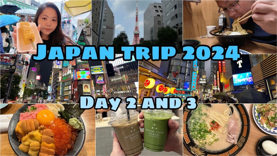 JAPAN TRAVEL VLOG | TOKYO | DAY 2 & 3: Akihabara, Tsukiji, Ginza, Shibuya