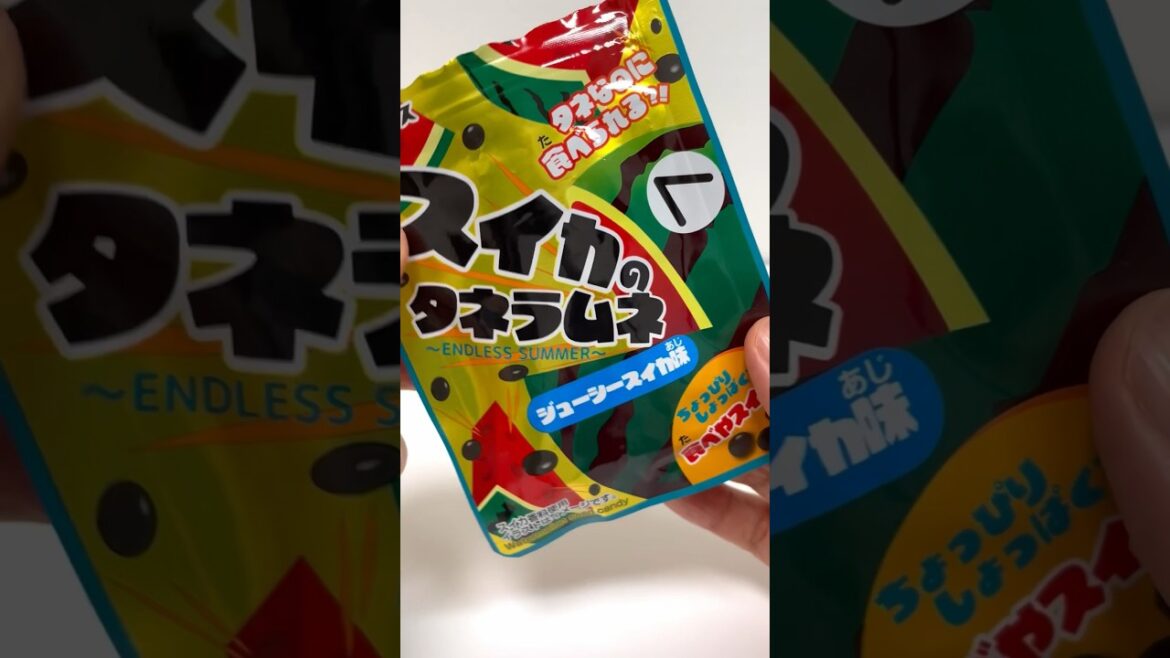 Watermelon Seeds Ramune Candy #shorts
