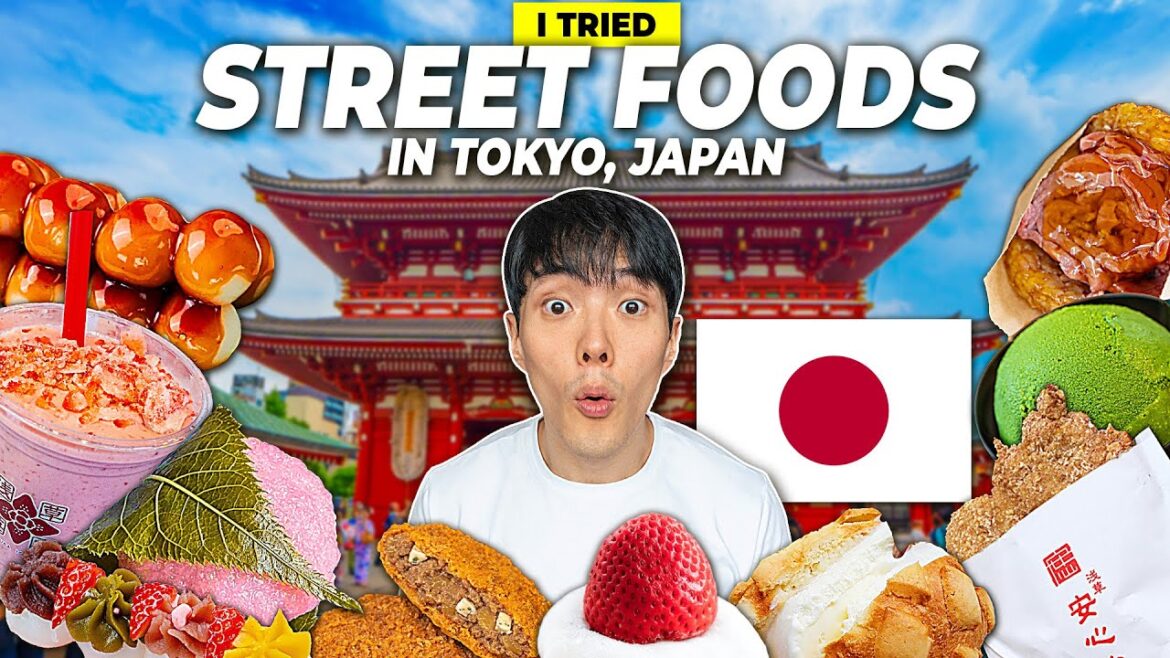 I Tried AMAZING Street Foods in Tokyo, Japan
