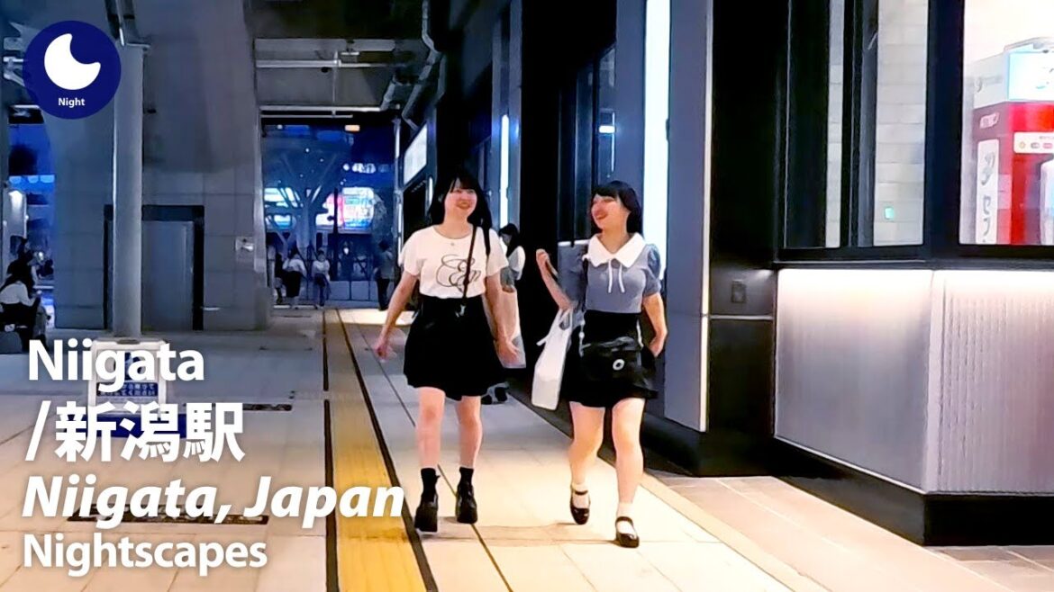 ⁴ᴷ Niigata: Niigata Station (新潟県: 新潟駅) - Japan Walking Tour (July, 2024)