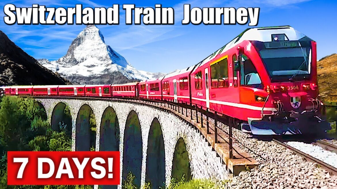🇨🇭7 Days Most Scenic Train Journey in Switzerland | Bernina Express, Glacier Express, Jungfrau Bahn 🇨🇭7 Days Most Scenic Train Journey in Switzerland | Bernina Express, Glacier Express, Jungfrau Bahn