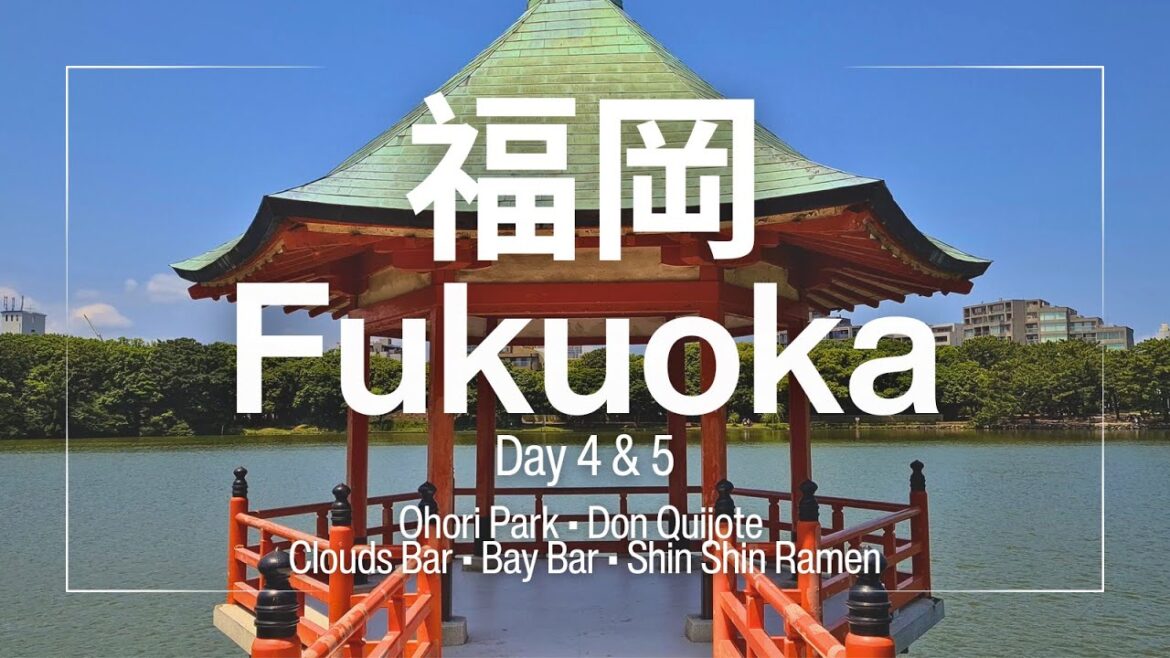 Fukuoka 2024 | Family Travel Day 4&5 – Walking Tour at Ohori Park, Clouds & Bay Bar, Shin Shin 🍜 Fukuoka 2024 | Family Travel Day 4&5 - Walking Tour at Ohori Park, Clouds & Bay Bar, Shin Shin 🍜