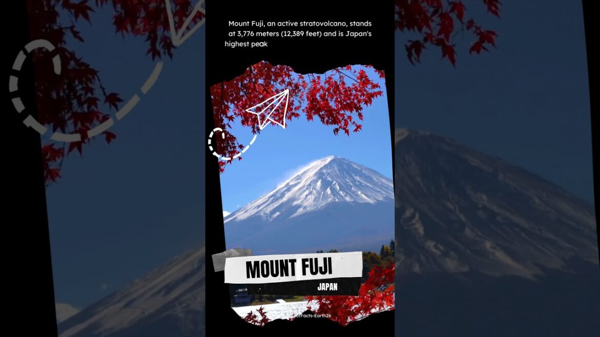 Mount Fuji: Japan's Majestic Peak! 🗻🇯🇵 #shorts #shortvideo