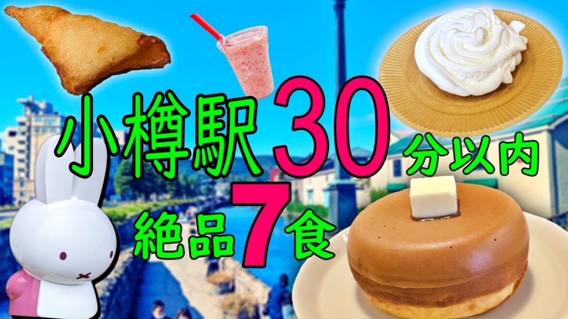 【爆食夫婦のグルメ旅】4時間で行く！小樽駅30分圏内！絶品グルメ7食 ～お手軽観光！隠れた名店！高コスパ！～【北海道・小樽】#食べ歩き #爆食 #旅行 #otaru #foodspots