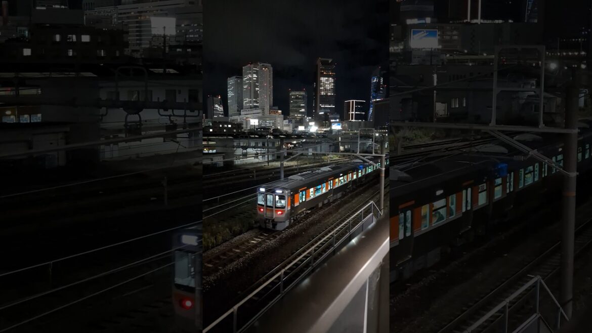 Nagoya 名古屋市 Night Atmosphere ✨ A train glides through the night 🚇🇯🇵 #nagoya #japan #travel Nagoya 名古屋市 Night Atmosphere ✨ A train glides through the night 🚇🇯🇵 #nagoya #japan #travel