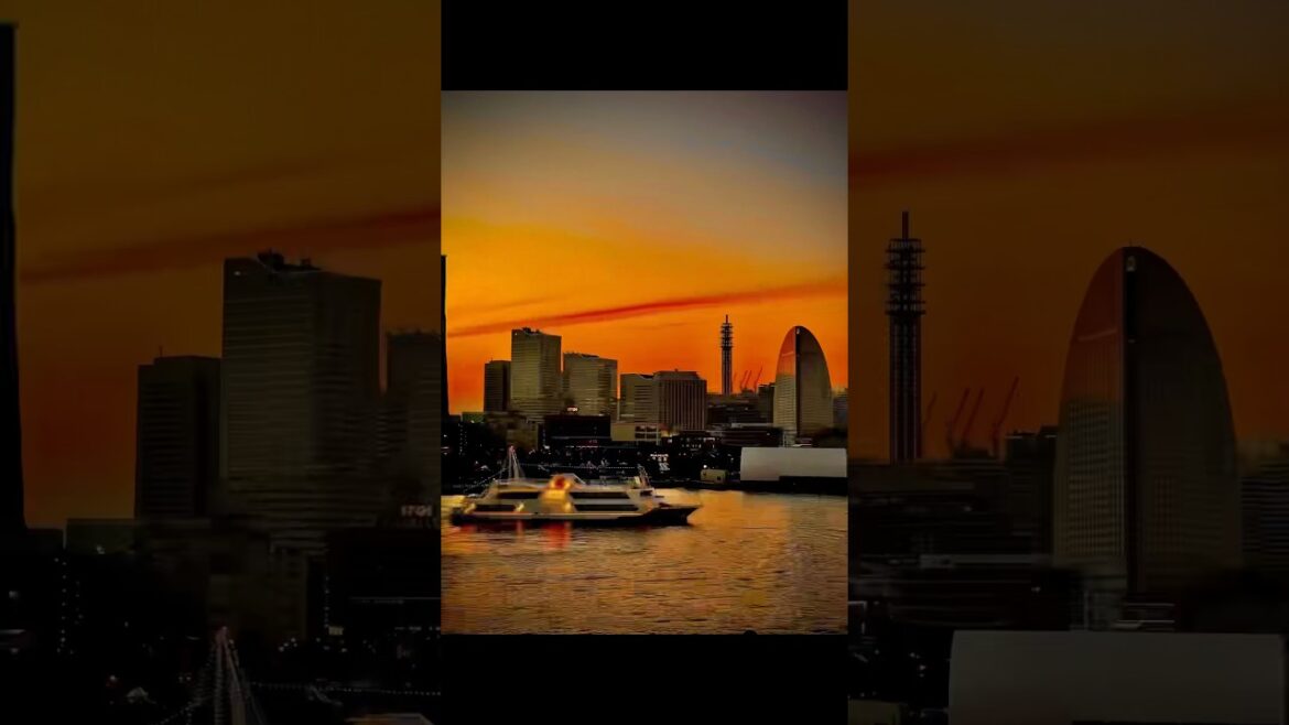 Yokohama port city #travel #japan #views #shorts #explore